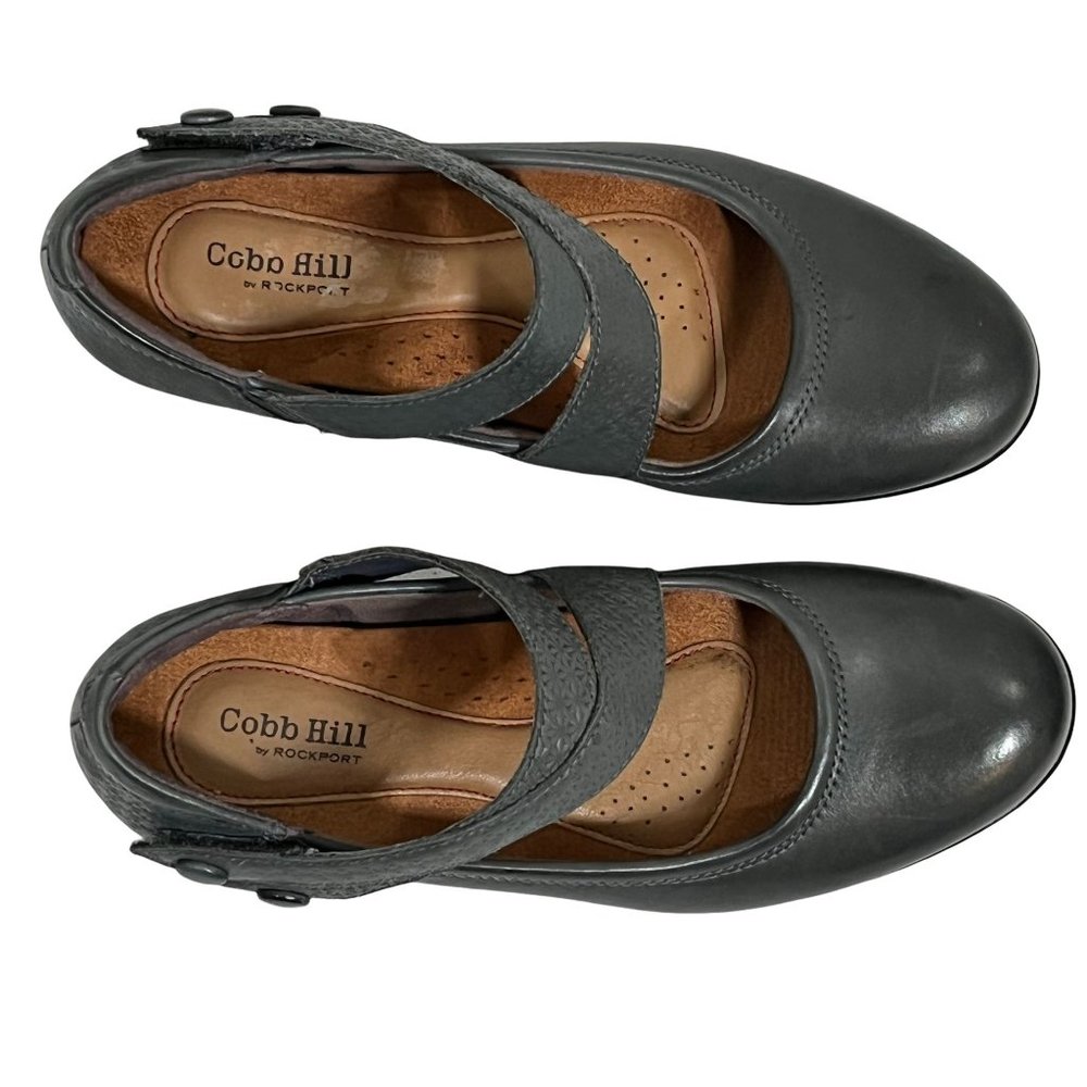 Cobb Hill Rockport Womens Shoes Size 6.5 Leather Kailyn Maryjane Comfort Heels - Picture 2 of 12